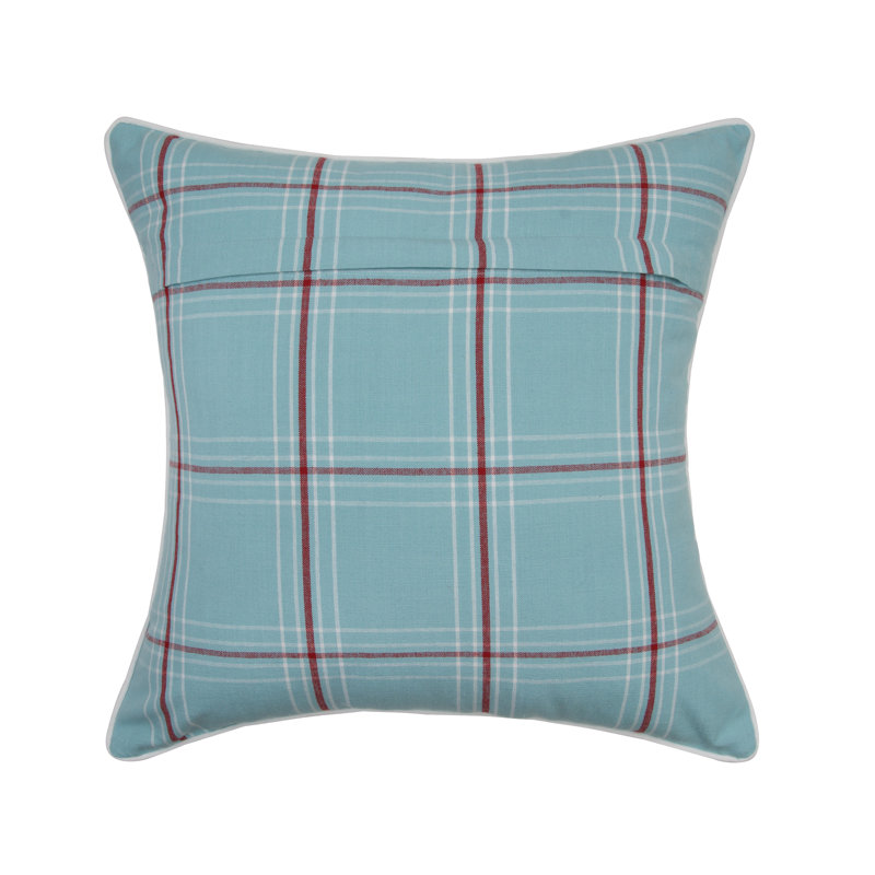 Plaid Sand Dollar Pillow