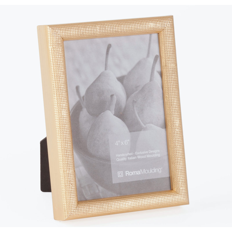 Cadre photo Lasater, 8 po x 8 po, Or pointu