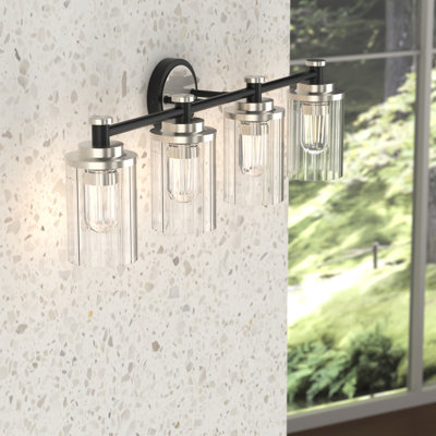 Applique murale pour salle de bain 4 lumières Sephira