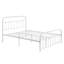 Base de lit grand avec tête de lit et pied de lit Kempst, cadre de lit plateforme en métal classique, sommier avec support à lattes en métal robuste, aucun sommier requis, silencieux-1970483956-1973685402