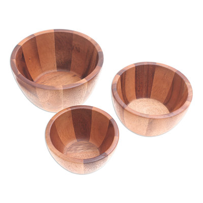 Loon Peak® Daronta Wood Serving Bowl