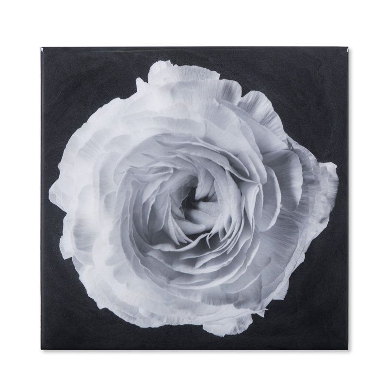 Black And White Flower Epoxy B Print