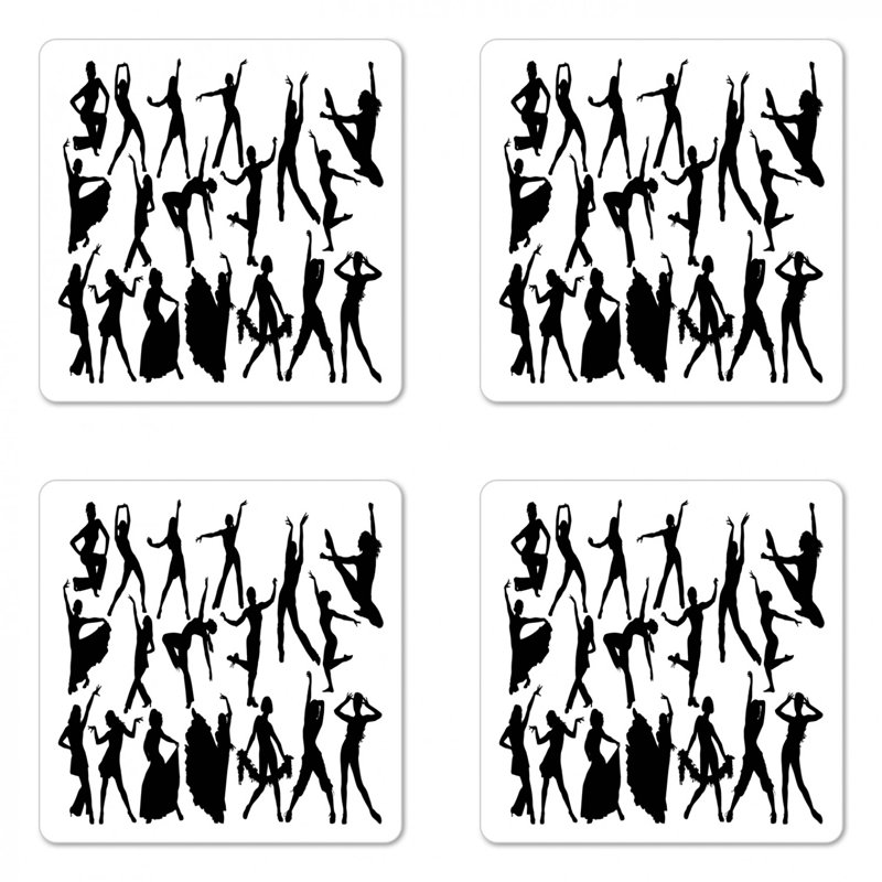 Square 4 Piece Coaster Set