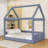 Full Size Upholstered Daybed with LED Light Strips-1648025609