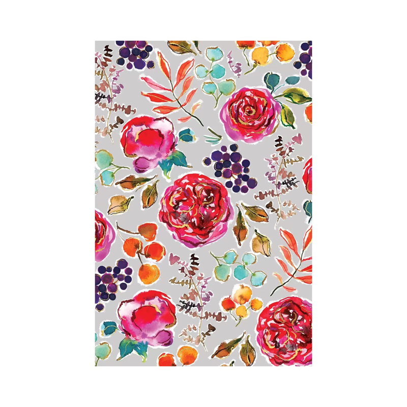 BloomsI by Joy Ting - Wrapped Canvas Gallery-Wrapped Canvas Giclée, 66.04 cm H x 45.72 cm W x 3.175 cm D
