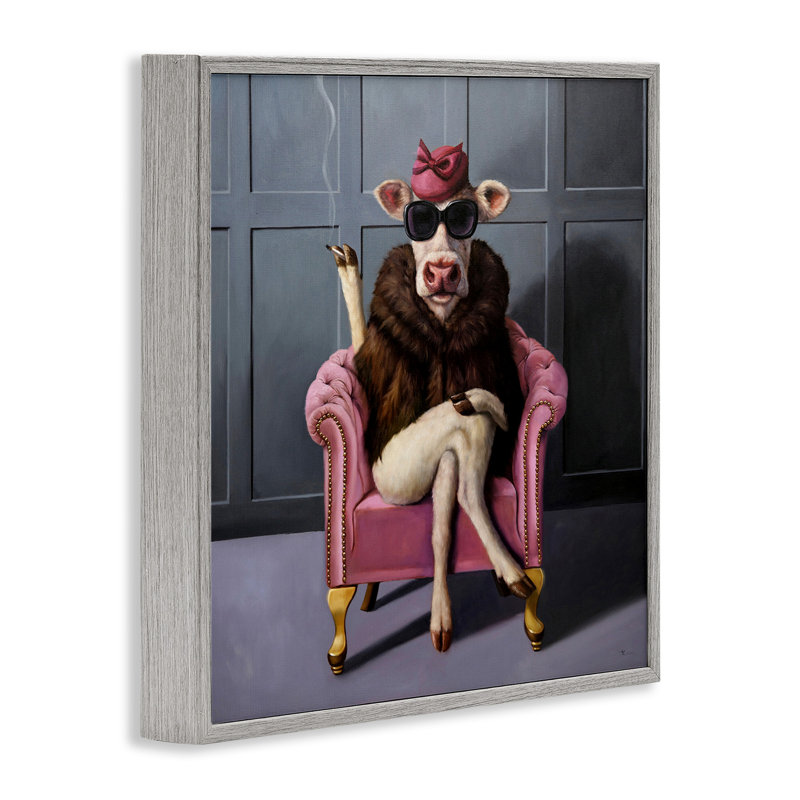 Art de giclée encadrée par Lucia Heffernan, H 24 po x l 24 po, Estampe numérique Farmhouse