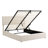 Upholstered Platform bed with a Hydraulic Storage System-1222239894-1222239893