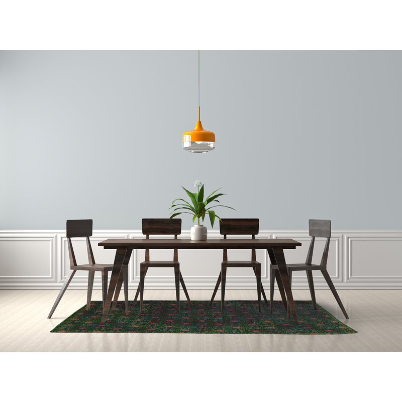 Chenille Floral Indoor Rug, Rectangle 5' x 7'