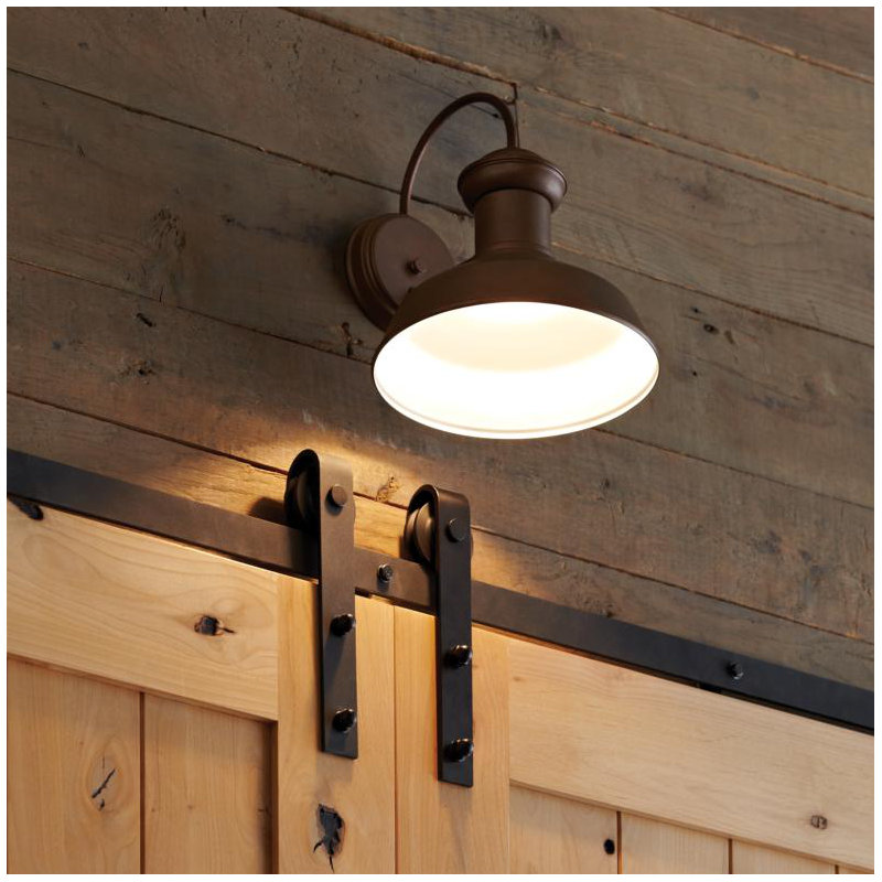 Fredricksburg Large One Light Outdoor Wall Lantern from Generation Lighting , Weathered Copper, 15.88" H x 13.5" W x 13.25" D