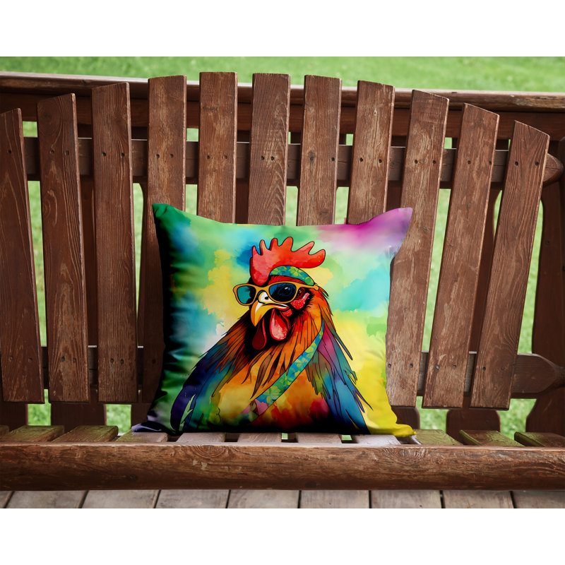 Coussin Hippie, H 14 po x l 14 po