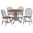 Kaneshiro Solid Wood Top Pedestal Dining Set-524086050-524086049