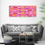 Animals On Canvas The Train - Wrapped Canvas Print