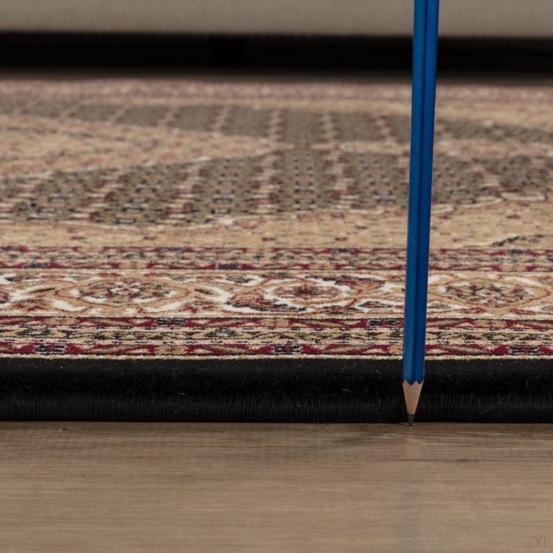 Tapis classique de style persan, Rectangle 9 pi 2 po x 12 pi 6 po