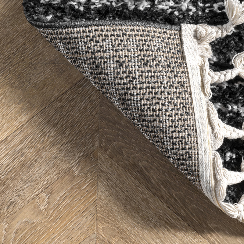 Tapis noir / gris Martins Performance, Tapis de couloir 2 pi 6 po x 6 pi