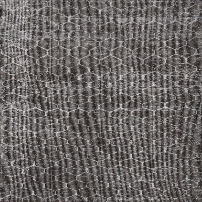 Tapis décoratif à motif géométrique gris anthracite aubriana