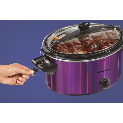 5 Qt. Stay or Go Shimmer Slow Cooker