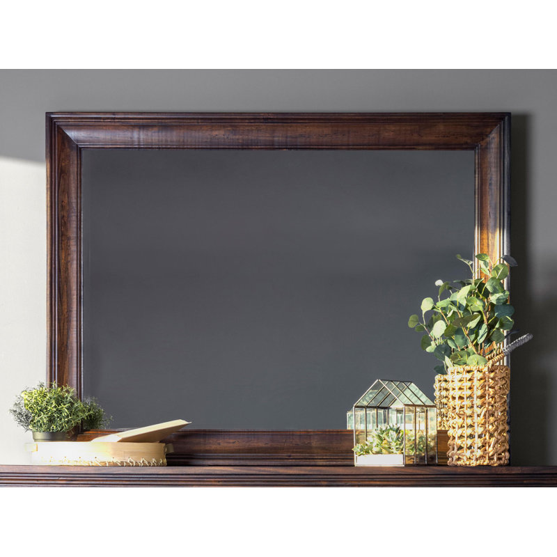 Commode et miroir Crumitie, Brun