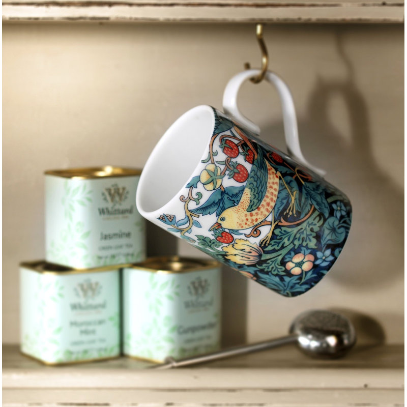 Morris & Co, Strawberry Thief - Strawberry Thief Mug, Blue