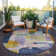 Machine Washable Indoor/Outdoor Chantille ACN1116 Rug