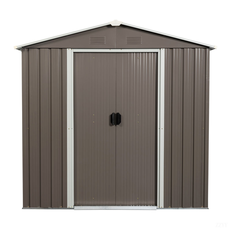 Remise de rangement extérieure en métal
