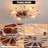 Low Profile Caged Ceiling Fan With Lights Remote Control, Embedded Modern Industrial Ceiling Fan-1697773607