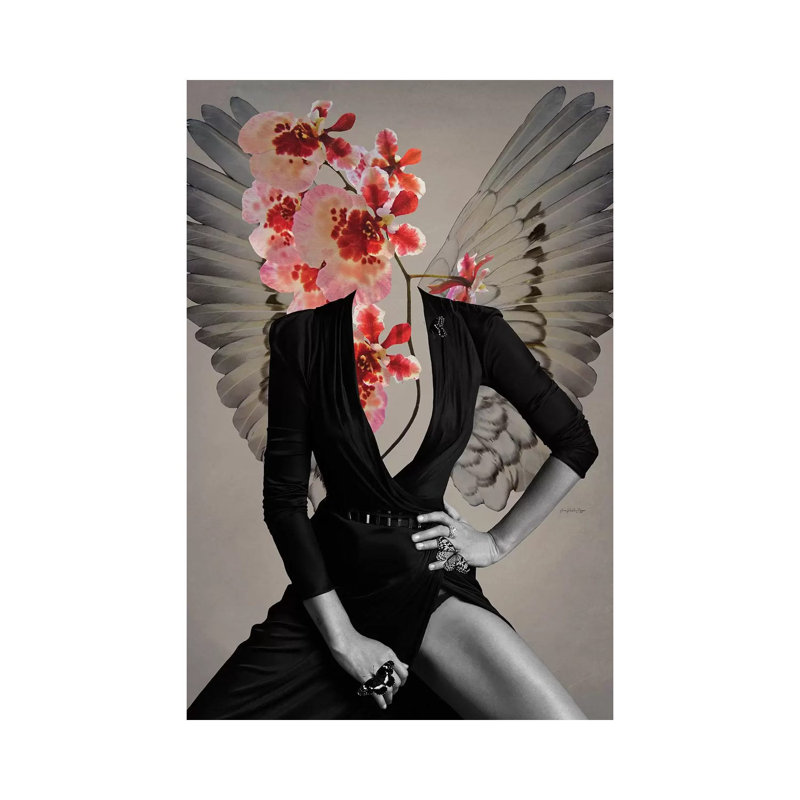 « ISA » par Ana Paula Hoppe-impression d’art graphique, Toile tendue, Pas de tapis, H 26 po x l 18 po x P 1,5 po
