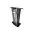 Porte-gobelet en acrylique noir plexiglas