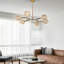 Lustre linéaire moderne 6 lumières Spoutnik