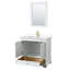 Ensemble de meuble-lavabo simple 36 "avec miroir Deborah-23113215-80209501