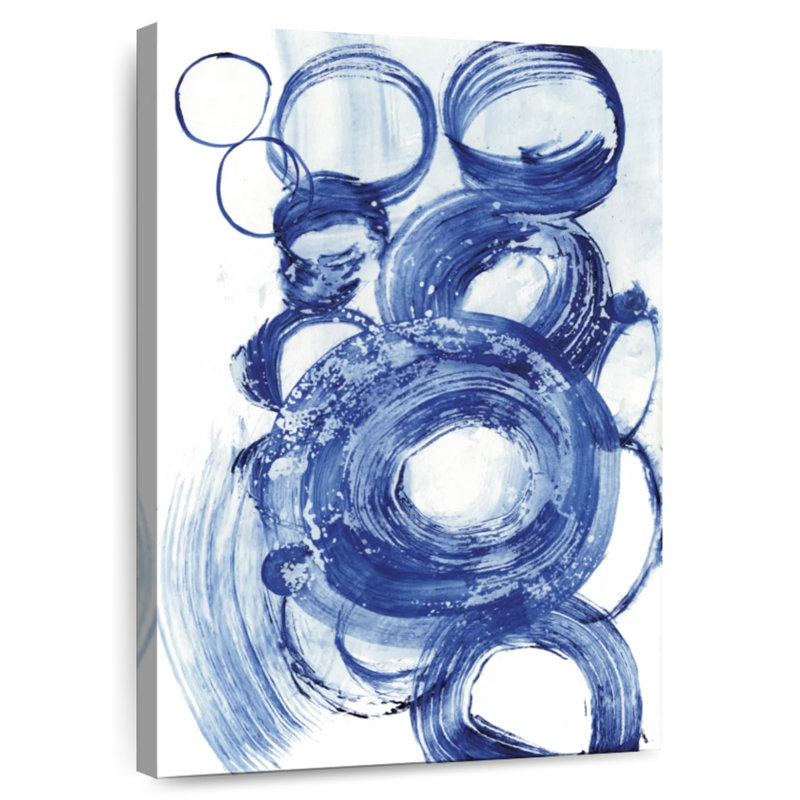 Étude du cercle bleu Avery II, H 51 po x l 34 po
