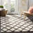 Attitash Sgd-Dallas Shag Performance Geometric Rug-1448137184