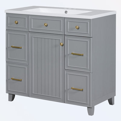 Chandace Single Bathroom Vanity with Top