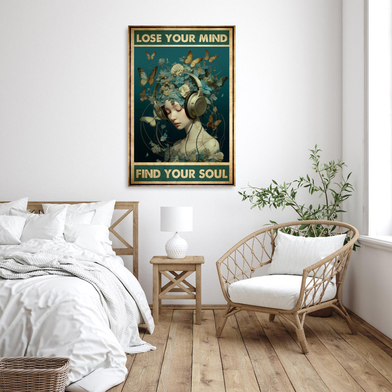 Janazia Music Lose Your Mind 7 sur impression sur toile, H 14 po x l 11 po x P 1,25 po