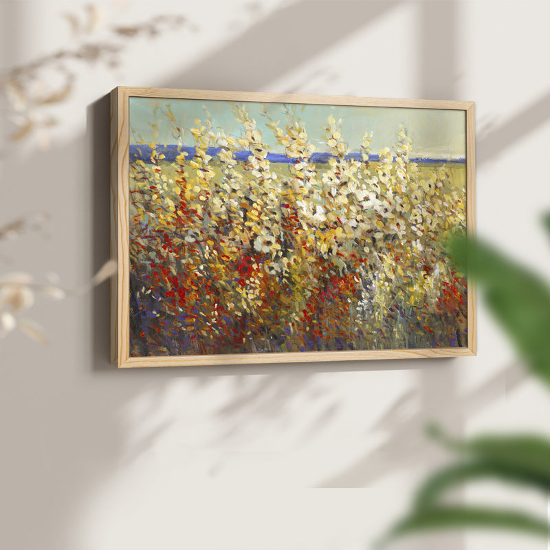 «Field of Spring Flowers II», reproduction encadrée, Naturel, H 11 po x l 14 po