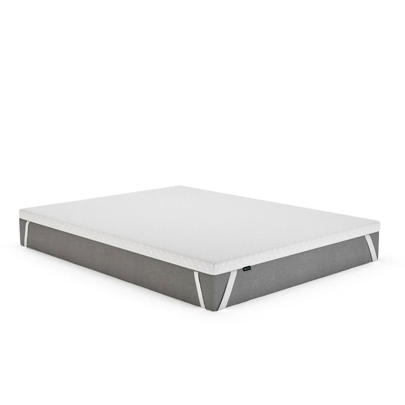 Surmatelas en mousse à mémoire de forme 3 po sans fermeture à glissière, Simple