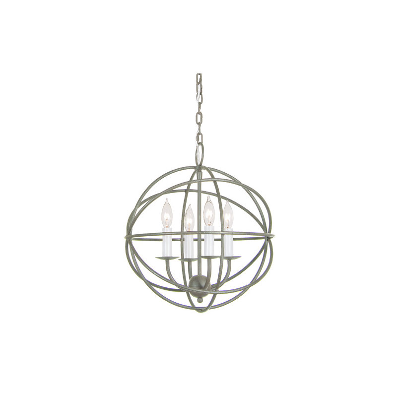 Politte 4 - Light Aged Silver Unique/Statement Pendant