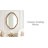 Augustina Framed Wall Mirror 27x37 Gold