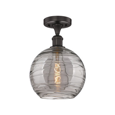 Plafonnier semi-encastré 1 lumière