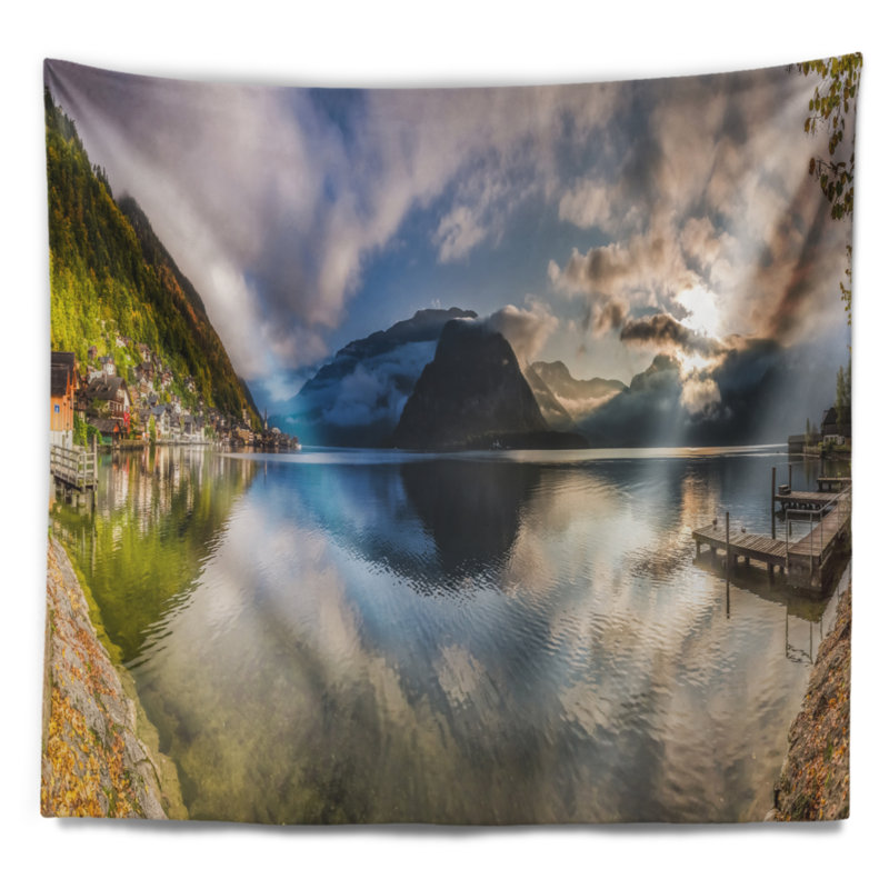 Landscape Polyester Tapestry, 32" H x 39" W