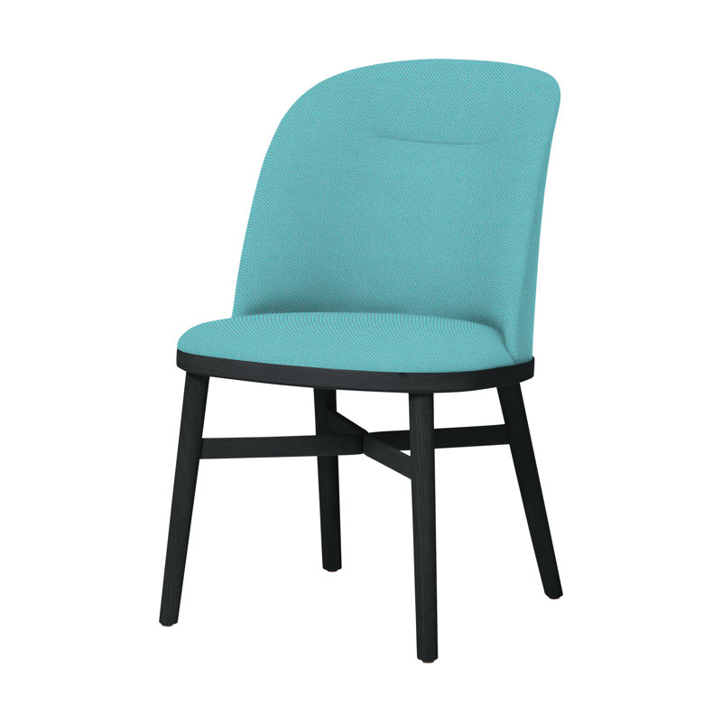 Bund Upholstered Dining Chair, Gray Oak, Steelcut Trio 124