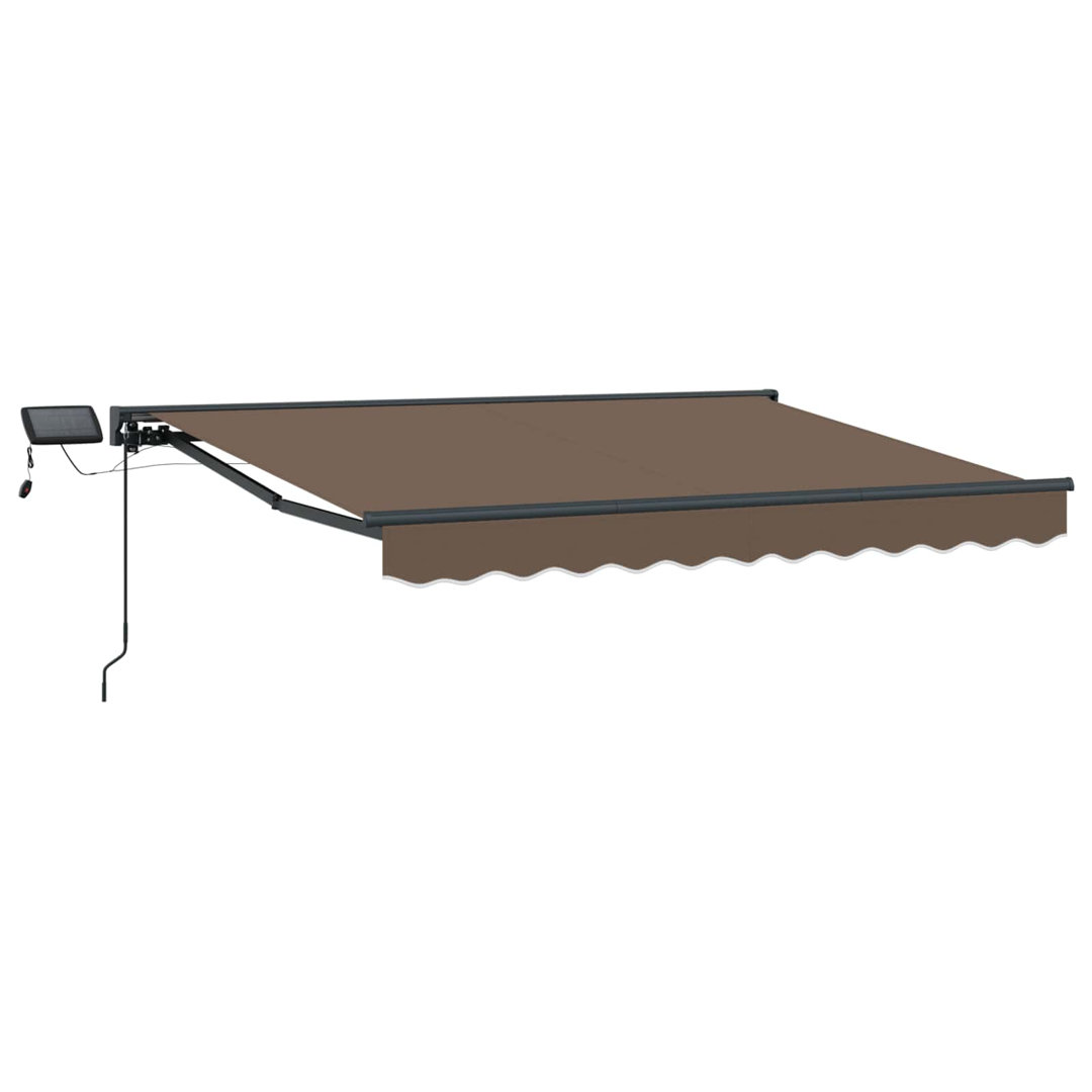 VidaXL Polyester Cover Retractable Patio Awning