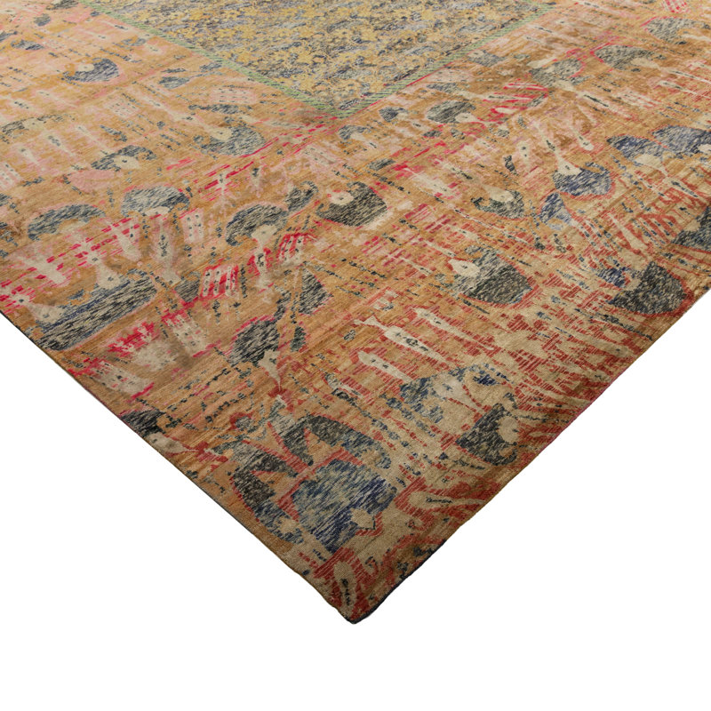 Orange Alchemy Transitional Silk Rug - 11'x15'