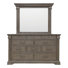 Commode 10 tiroirs avec miroir Gulshad