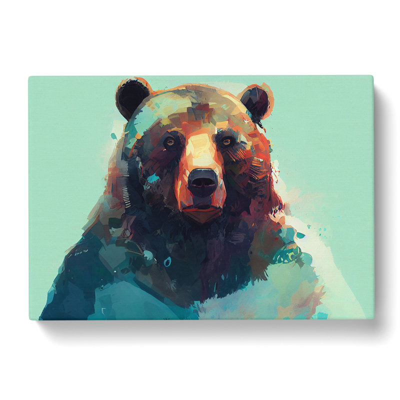 Bear Vol.5 Abstract - Wrapped Canvas, 35cm H x 50cm W x 3cm D