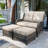 Parinka 49'' Wide Straight Wicker Loveseat with Cushions-1018923868