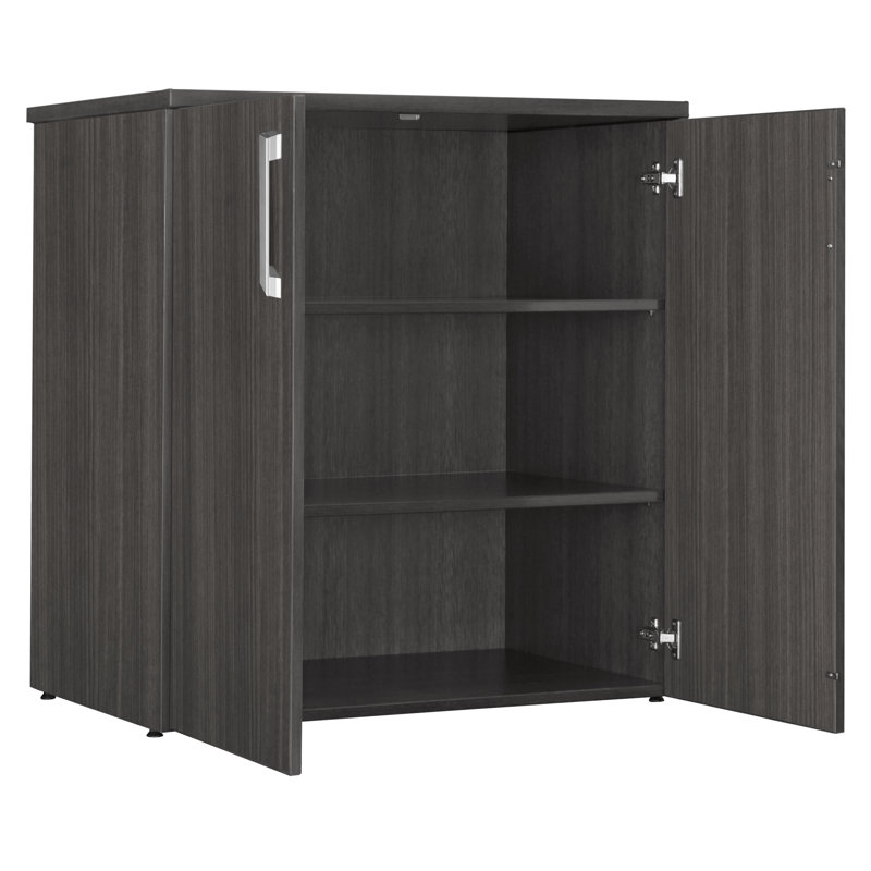 Nevjana Office Storage Cabinet, Ash Gray