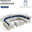 Canapé modulaire inclinable 10 pièces 10 pièces-726458786