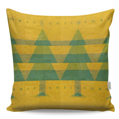Housse et insert de coussin carré en mélange de coton Gaye