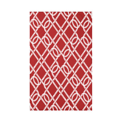 Jeté à motif géométrique Nautical Nights