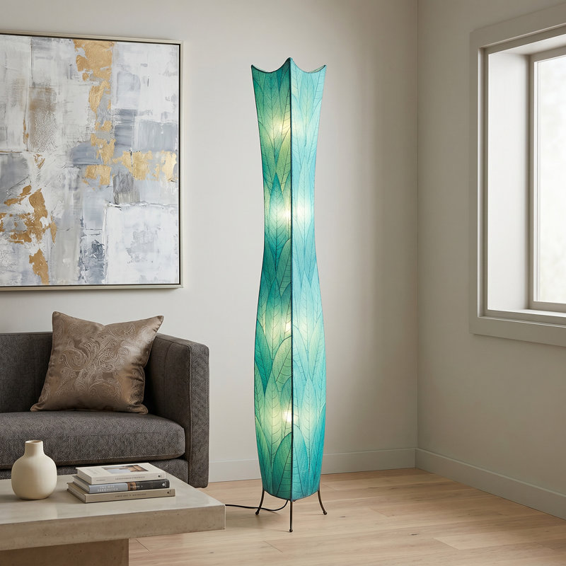 Arbutus 72 " Novelty Floor Lamp, Sea Blue